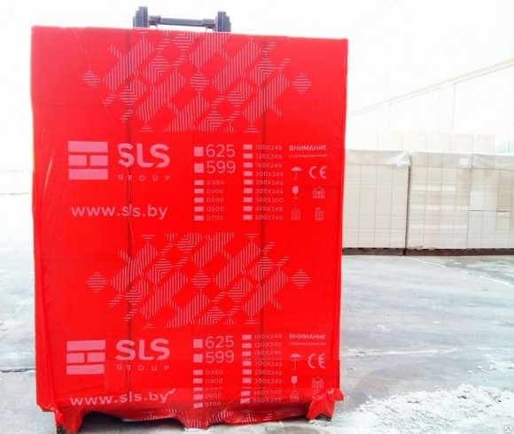 Газоcиликатный стеновой блок SLS 600х200х300_фото Газоcиликатный стеновой блок SLS 600х200х300